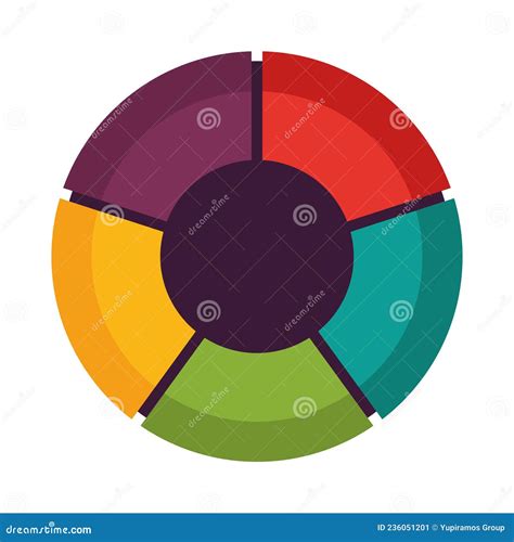 Pie Chart Statistics Stock Vector Illustration Of Graph 236051201