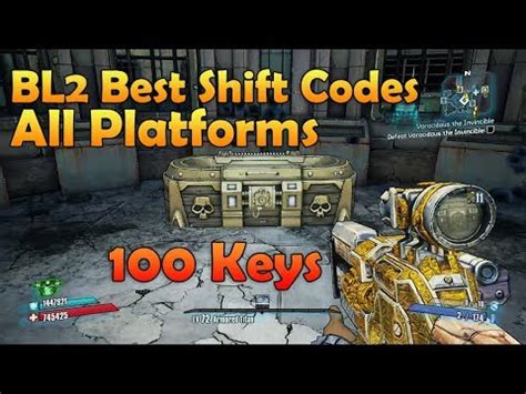 Borderlands 2 Shift Codes For ALL Platforms 100 Golden Keys Still