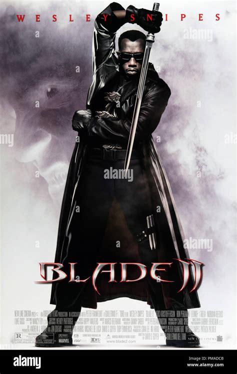 Blade 2 Us Poster 2002 New Line Cinema Wesley Snipes File Reference