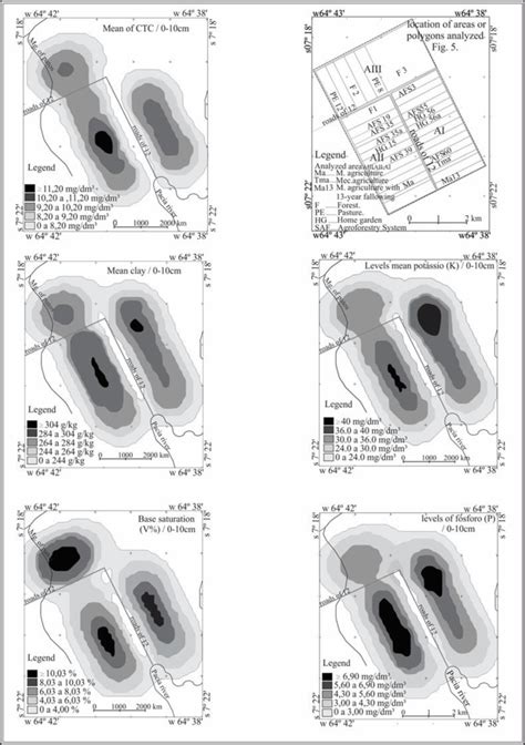 Spatial Variability Maps For Physicochemical Attributes Of The Soil In