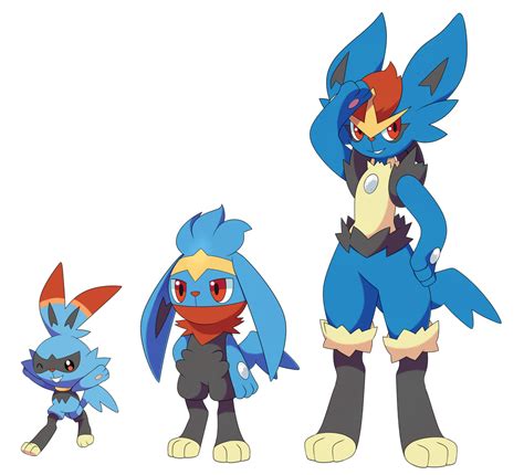 Lucario/Cinderace Line by xiardoruzo on DeviantArt