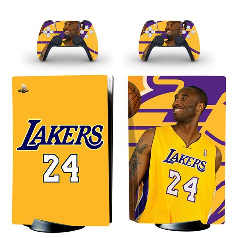 Lakers 24 Kobe Bryant Ps5 Skin Sticker Decal