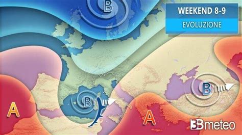 Meteo Weekend Vortice Sul Mediterraneo Con Il Ritorno Di Piogge Locali