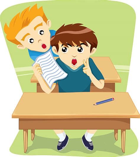 Cheating On Test Illustrations, Royalty-Free Vector Graphics & Clip Art ...