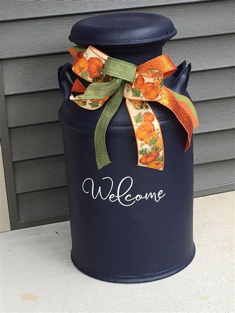 Welcome Decal For Milk Can Front Door Or Other Front Porch Decor Decal