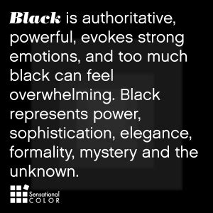 Meaning Of The Color Black - Sensational Color