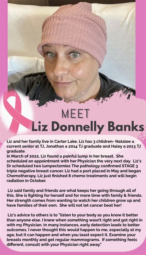 Thomas Jefferson High School On Twitter Meet Liz Our Breast Cancer