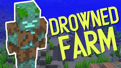 How To Make An Effective Drowned Farm In Minecraft YouTube