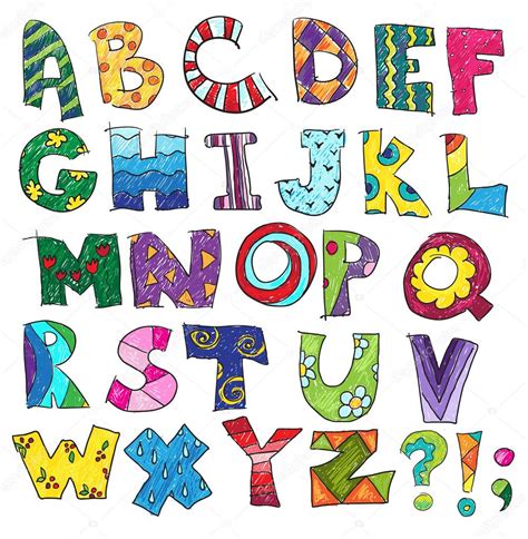 Abc Kids Funny Alphabet Vector Stock Vector Image By ©kamenuka 14187217