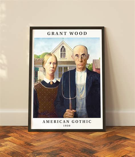 American Gothic Grant Wood Plume