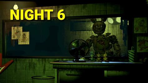 Fnaf Night Aggressive Nightmare Mode Youtube