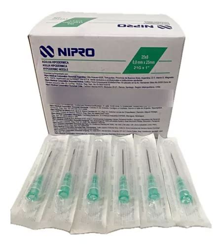 Aguja Hipodermica Nipro G X Pack De Unidades V A Cuotas Sin