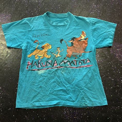 Vintage Disney Lion King Hakuna Matata 90s Shirt XL C Gem