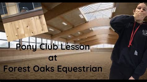 Pony Club Lesson At Forest Oaks Equestrianvlogmas Day 4 Youtube