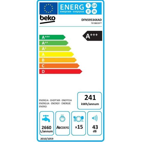 Pomivalni Stroj Beko Dfn 59534 Xad Merkur Si