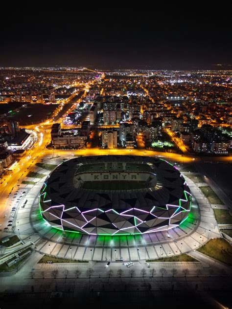 Aerial View of the Moshood Abiola National Stadium, Abuja, Nigeria