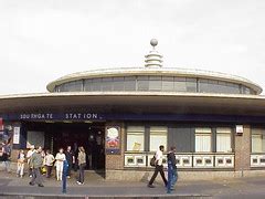 Art Deco Buildings: Southgate Tube Station, London