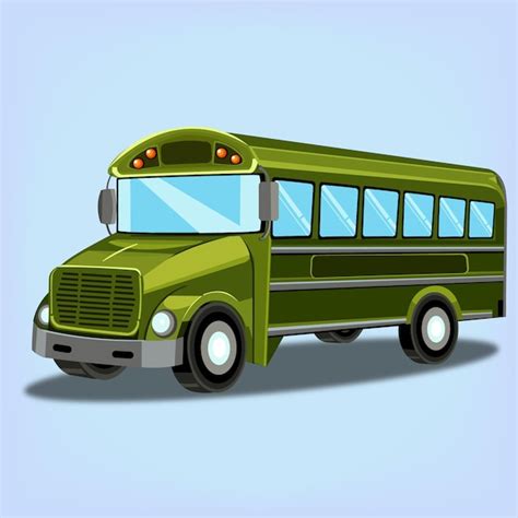 Premium Vector | Prison bus vector art illustration