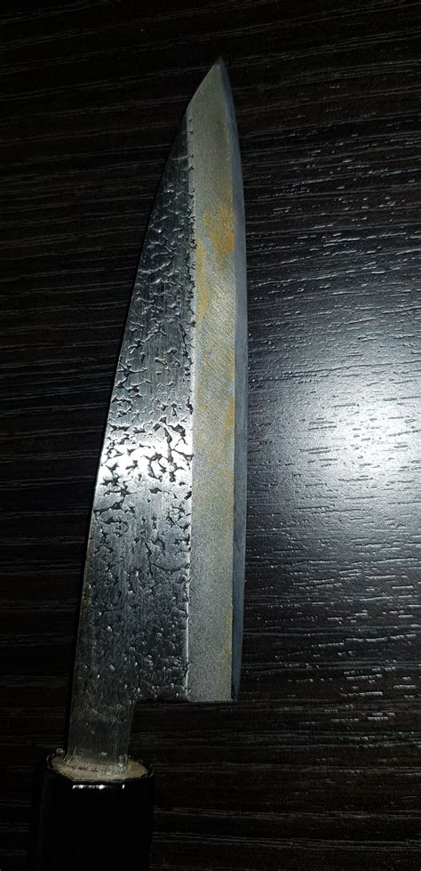 Knives Knife Is Rusting After Using It Only Twice Seasoned Advice