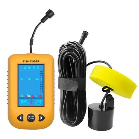 Portable Fish Finder Handheld Kabel Ikan Depth Finder Kayak Perahu