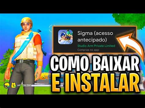 Como Baixar E Instalar O Novo Jogo Sigma Battle Royale No Celular