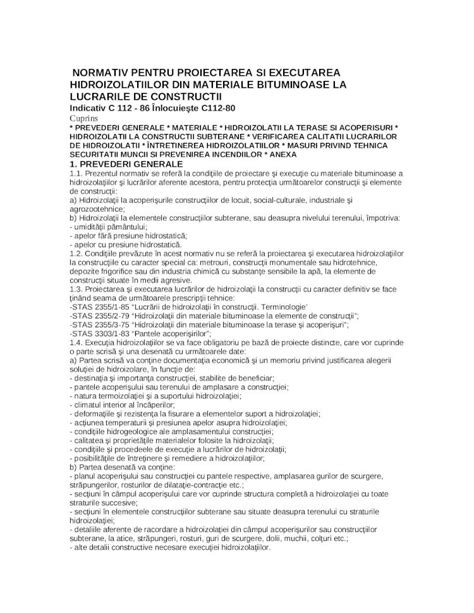 Doc Normativ Pentru Proiectarea Si Executarea Hidroizolatiilor Din