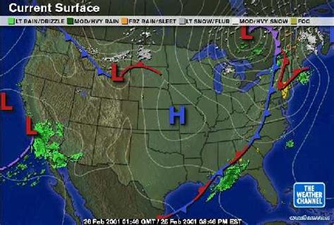 Occluded Front Weather Map