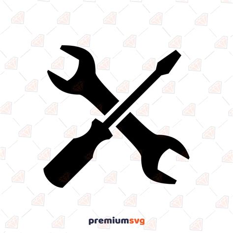 Wrench And Screwdriver SVG Vector Icon PremiumSVG