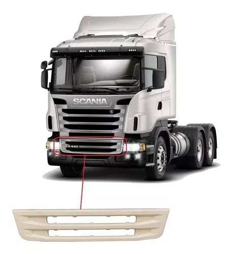 Grade Frontal Inferior Scania P G R S5 S6 Sem Telas 1007 Mm