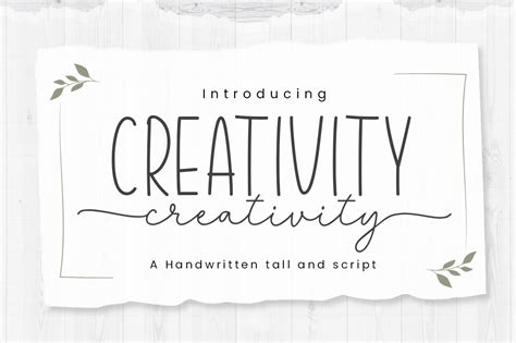 Creativity Font By Manjalistudio · Creative Fabrica