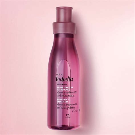 Body Splash Amora Vermelha E Jabuticaba Natura Tododia 200 Ml Shopee