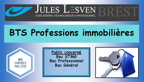 BTS PROFESSIONS IMMOBILIERES