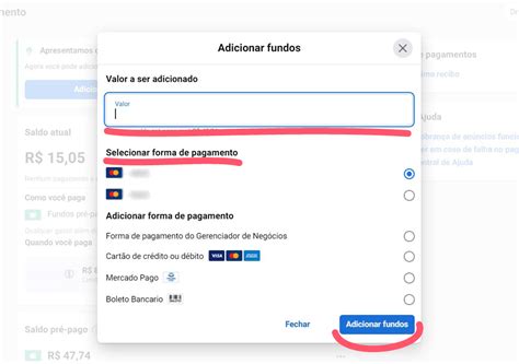 Como Adicionar Saldo Na Conta De An Ncios Do Facebook Drinpe