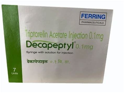 Ferring Pharmaceuticals Decapeptyl Injection Triptorelin Injection At