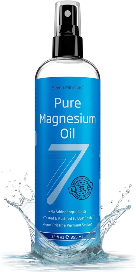 Amazon Seven Minerals Pure Magnesium Oil Spray（マグネシウムオイルスプレー） 12 Floz