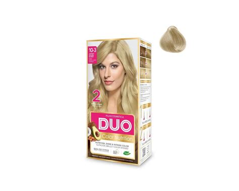 TINTE DUO COLOR NUTRITION 10 3 Rubio Extra Claro Dorado El Peluquero