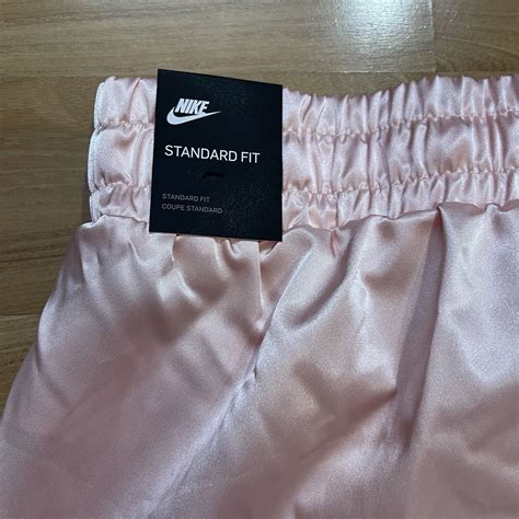 Nike Air Satin Track Pants Size Large Pink Jogger Cv New Ebay