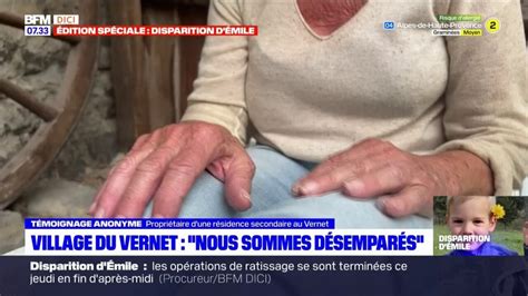 Disparition d Émile deux propriétaires du Vernet témoignent face à la