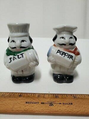 James Bregenzer Vintage Chef Cook Salt And Pepper Shakers