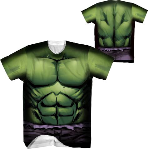 The Incredible Hulk Verde Rock Mens Performance Athletic Costume T