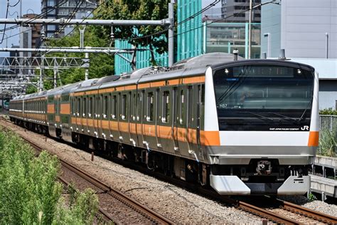 2nd Train 【jr東】e233系h57編成グリーン組み込みが12両編成で試運転の写真 Topicphotoid60991