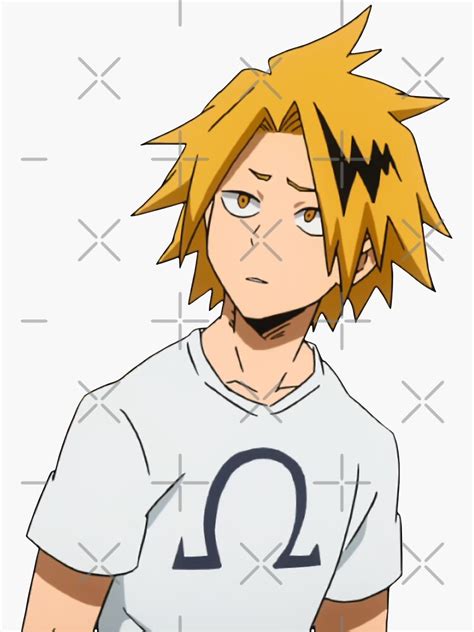 Denki Kaminari Huh Sticker For Sale By Mangareality Redbubble