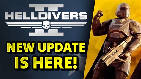 Helldivers 2 NEW UPDATE Fire Tornadoes Meteor Showers Weapon Nerfs