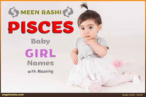 Top Meen Rashi Or Pisces Baby Girl Names With Meaning | Angelsname.com