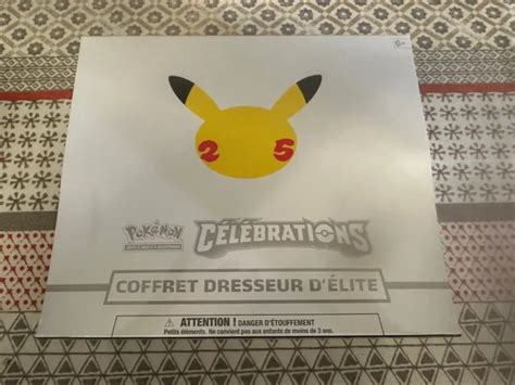 Pokemon Coffret Dresseur D Lite Celebration Ans Fr Etb Eur