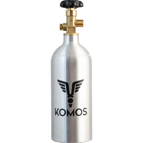 Komos® 2 5 Lb Co2 Tank Premium Aluminum New Cga320 Valve Us Dot Approved Morebeer