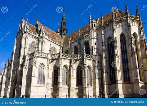 Cathedral of Saint Elizabeth, Kosice, Slovakia Stock Photo - Image of ...