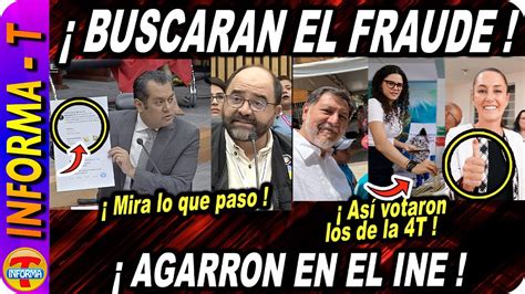 No Aceptaran Su Derrora Debate Tremendo En El Ine As Salieron A