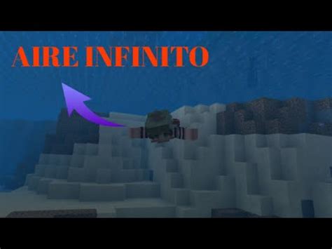 Como Respirar Debajo Del Agua Forma Infinita En Minecraft Pe Bedrock