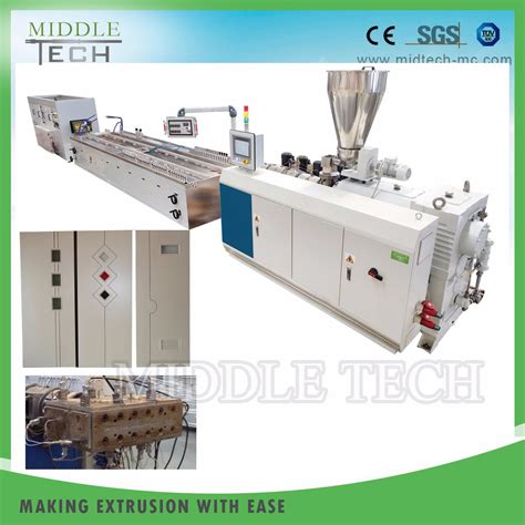 Plastic PVC WPC MDF Wall Panel Door Board Profile Extrusion Extruder